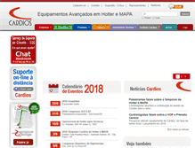 Tablet Screenshot of cardios.com.br